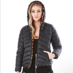 Carmar Reversible Puffer and Fur Coat